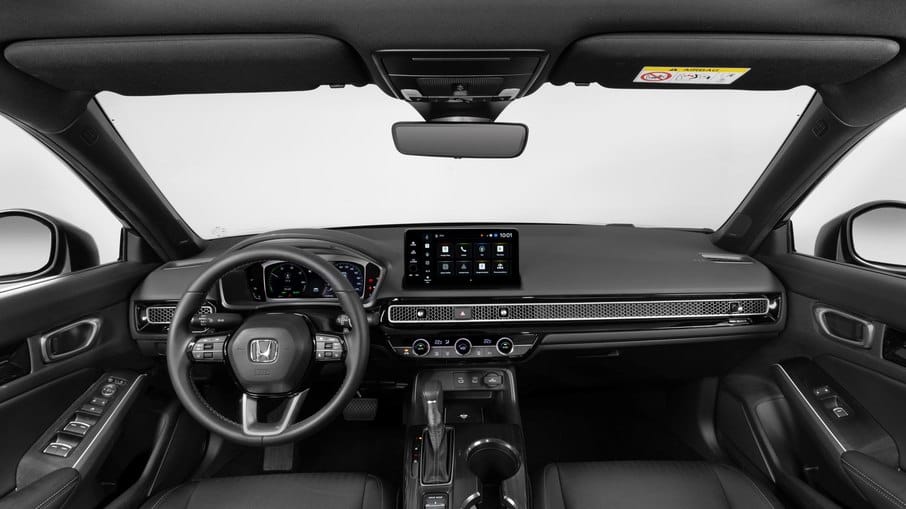 Interior do Honda Civic Advanced Hybrid