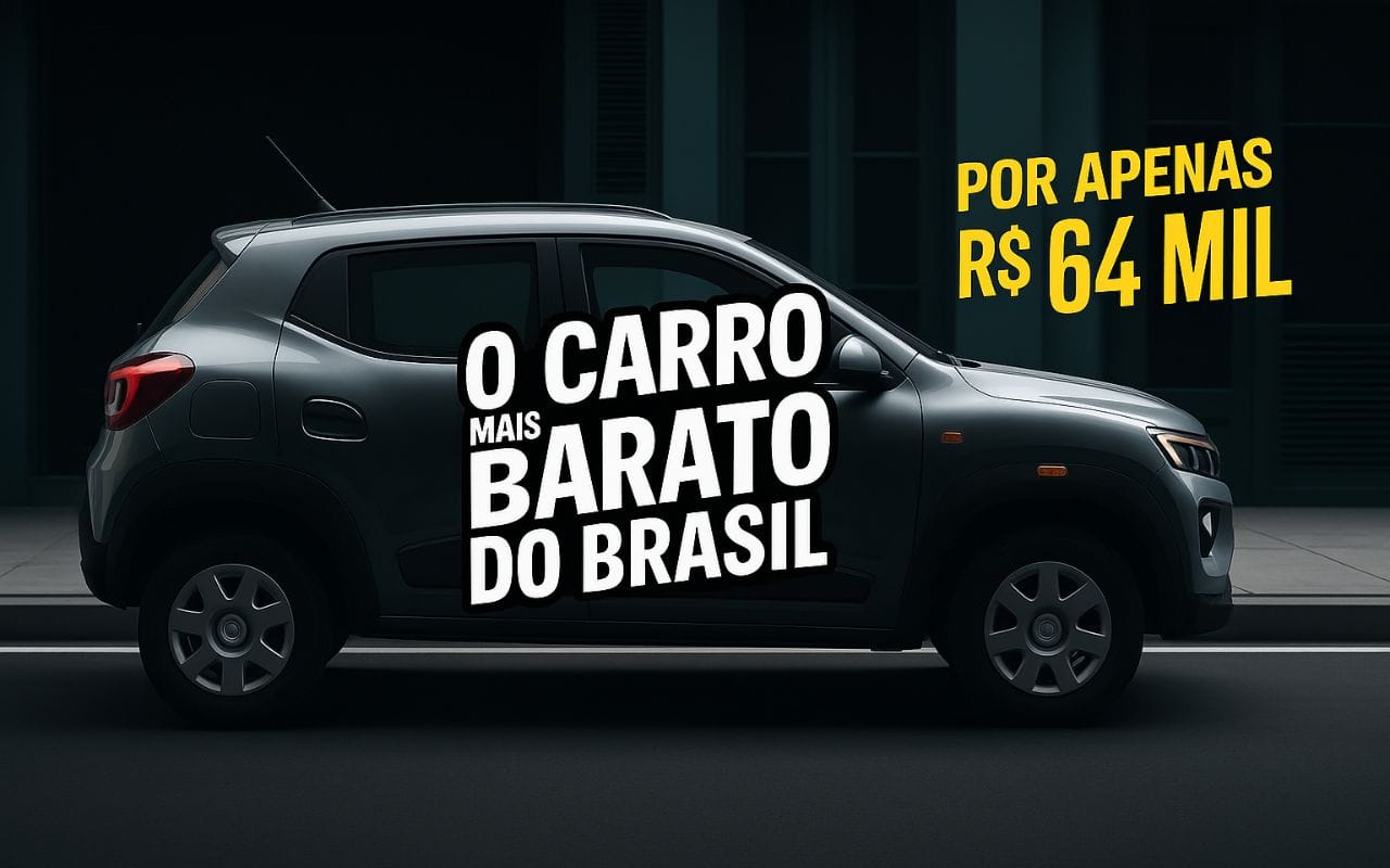 O novo carro de R$ 64 mil que supera Onix, Argo e Mobi no Brasil