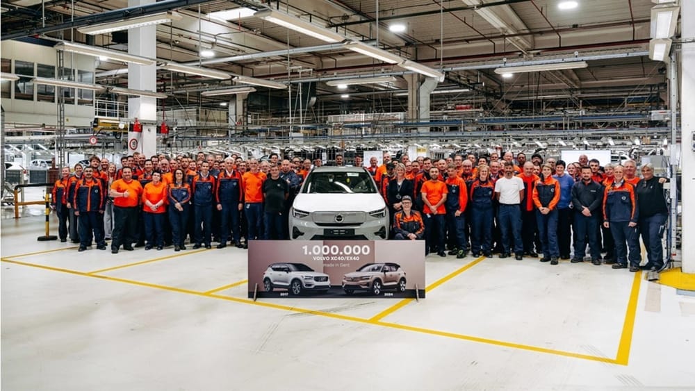 Volvo XC40 atinge marca de um milhão de unidades produzidas: um marco histórico na fábrica da Bélgica post image