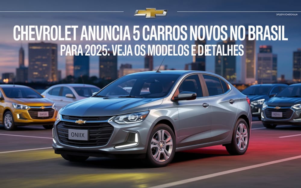 Chevrolet anuncia 5 carros novos no Brasil para 2025: veja os modelos e detalhes post image