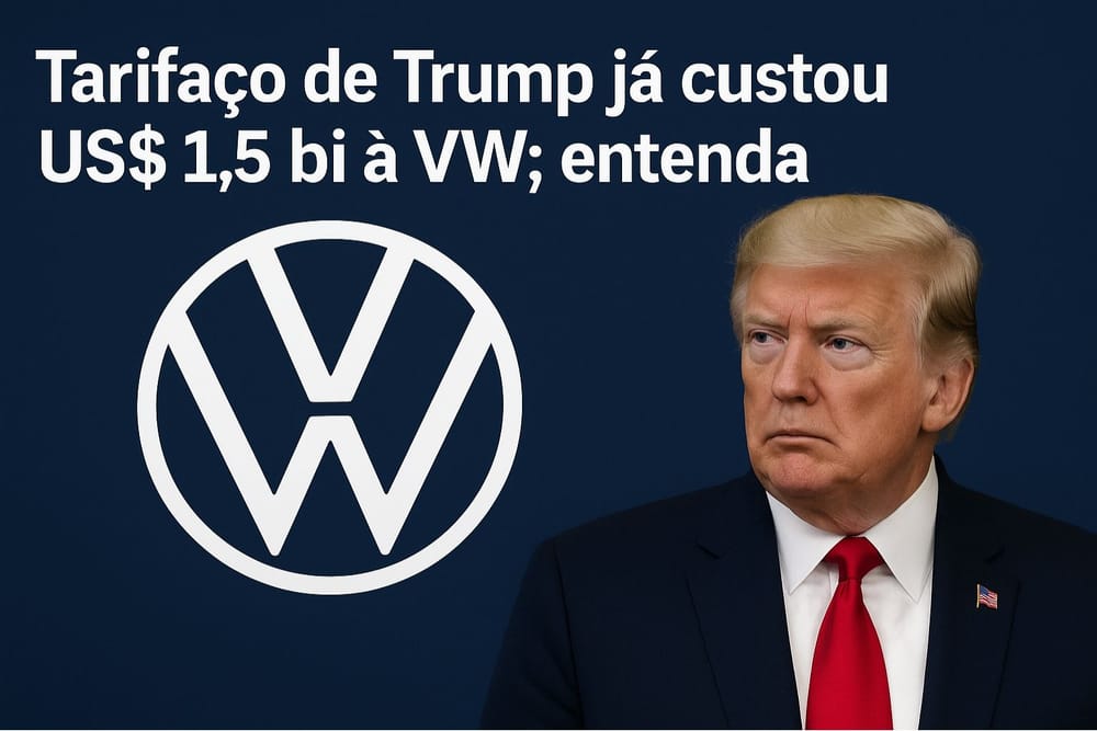 Tarifas de Trump já causaram prejuízo de US$ 1,5 bilhão à Volkswagen; entenda o impacto post image