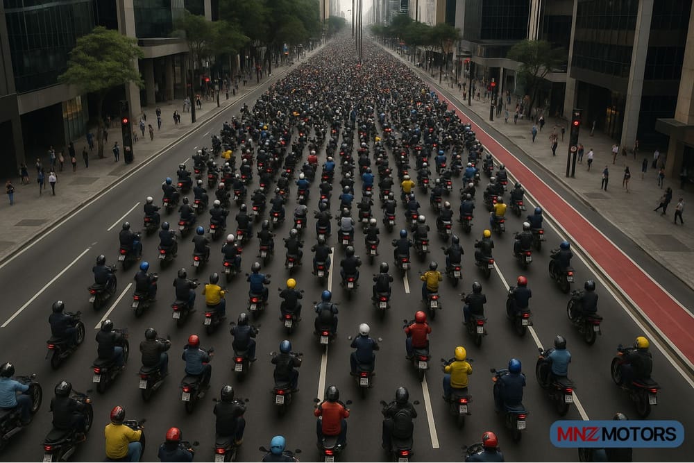 1 milhão de motos já foram emplacadas em 2025: Honda CG lidera, mas quem mais está no top 10? post image