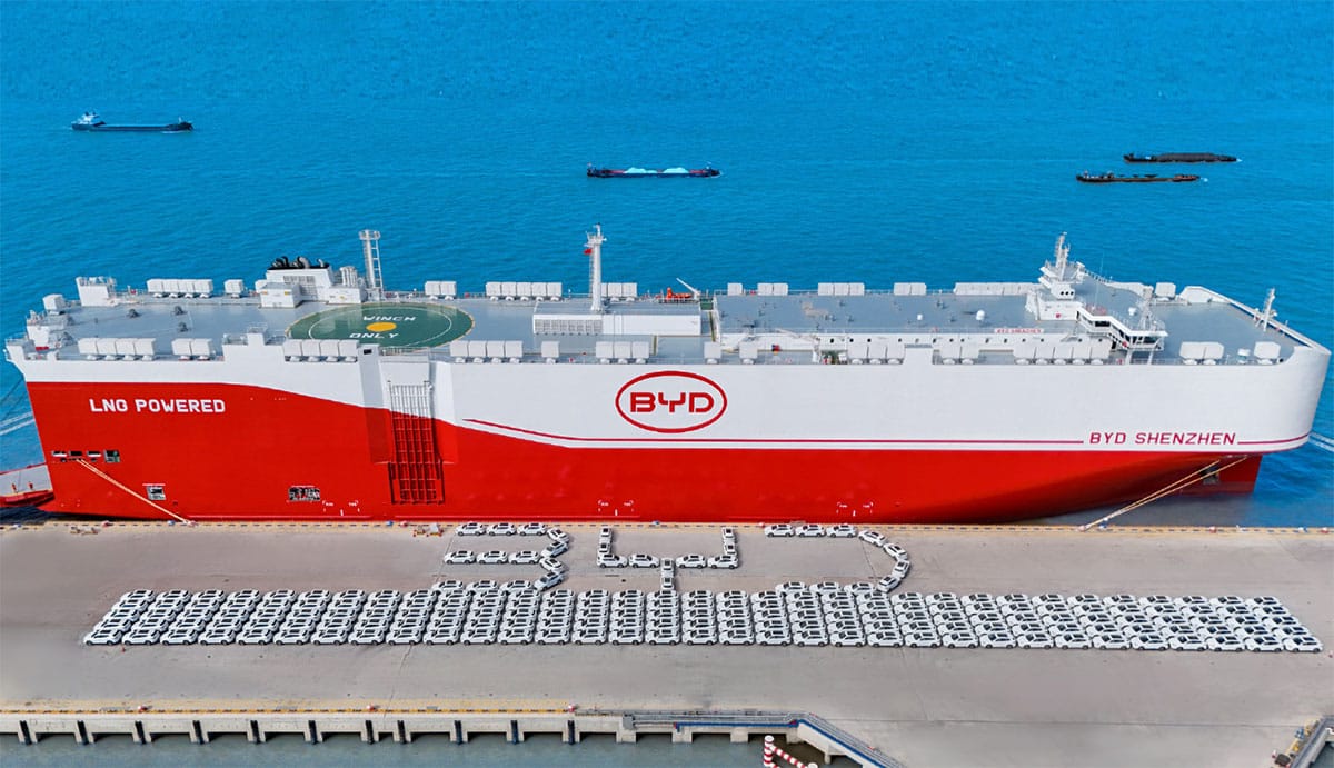 BYD inunda o mercado automotivo brasileiro com mais três navios