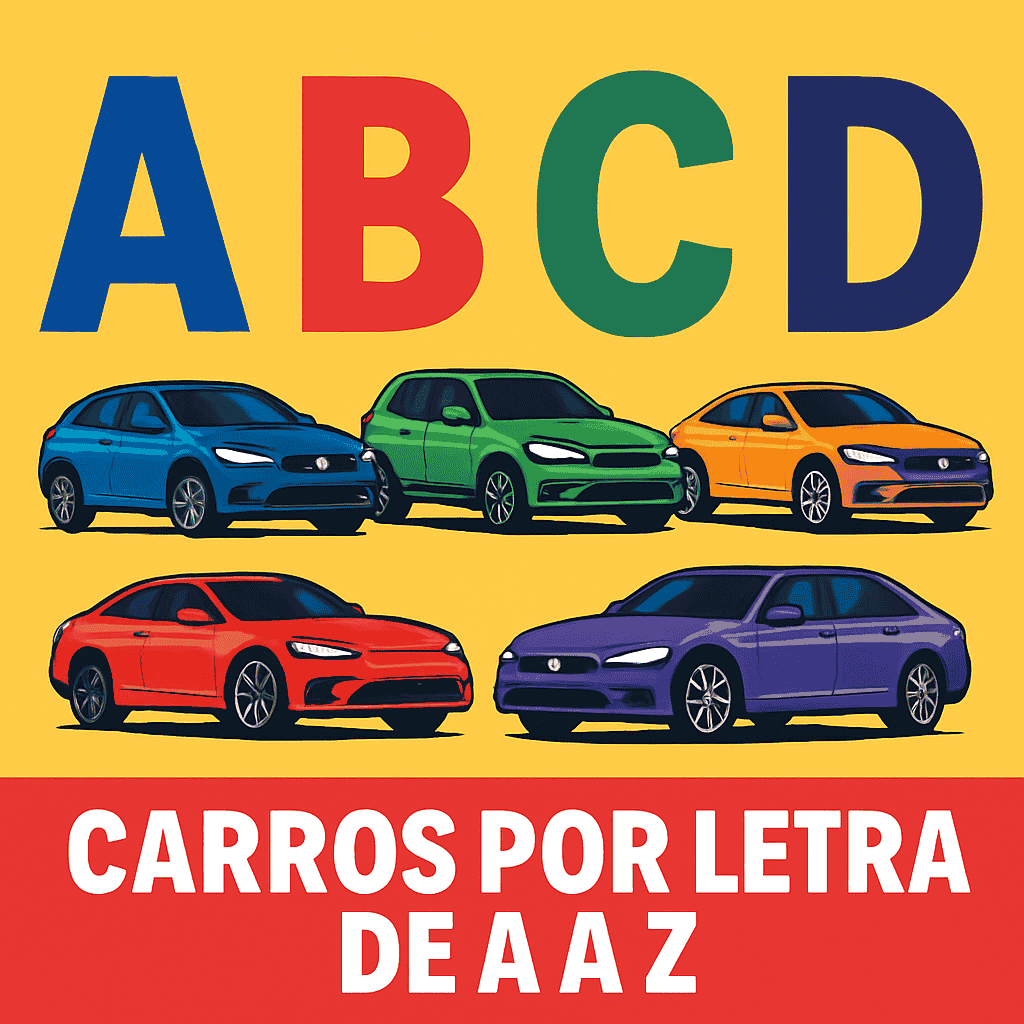 Carros por letra: lista completa de modelos de A a Z