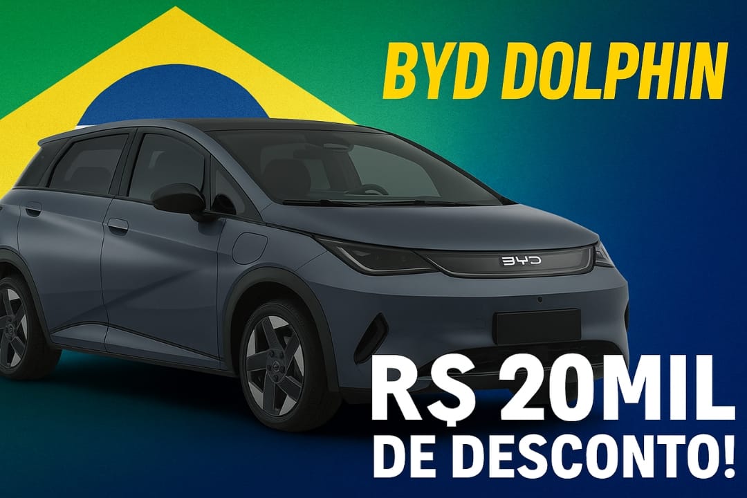 BYD Dolphin 2025 com R$ 20 mil de desconto: saiba tudo sobre o elétrico que conquistou os brasileiros
