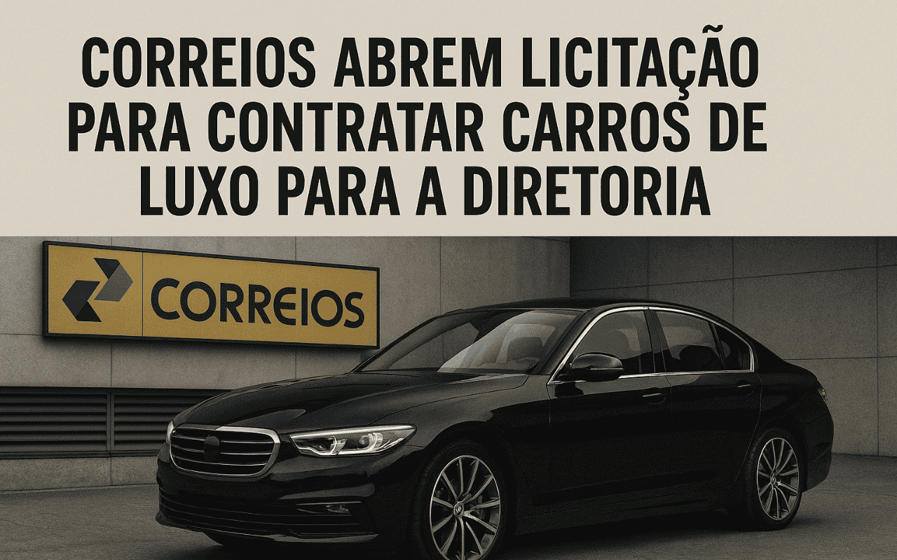 Correios abrem licitação para contratar carros de luxo para a diretoria