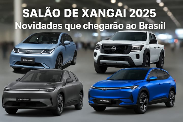 Salão de Xangai 2025: veja os carros e tecnologias que chegarão ao Brasil