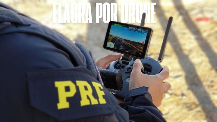 Fiscalização por drone: o "olho no céu" que já está multando motoristas em 2025