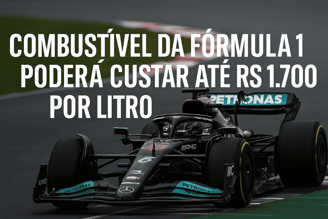 Combustível da Fórmula 1 poderá custar até R$ 1.700 por litro em 2026