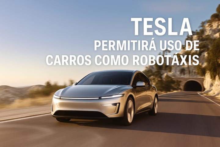 Donos de carros da Tesla poderão ganhar dinheiro alugando seus veículos como Robotaxis