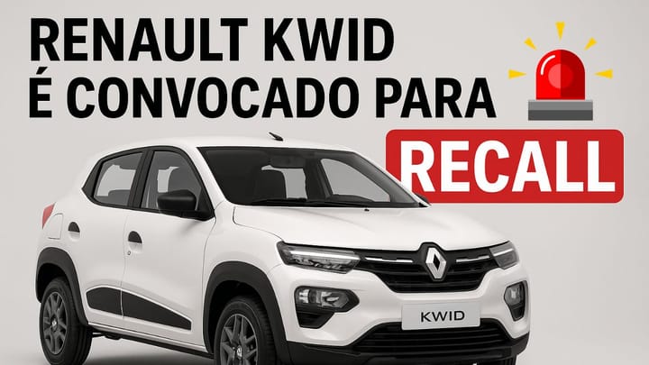 Renault Kwid é convocado para recall por falha no eixo traseiro