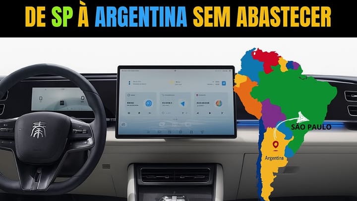BYD registra no Brasil sedã que pode ir de São Paulo à Argentina sem abastecer; custa a partir de R$ 76 mil