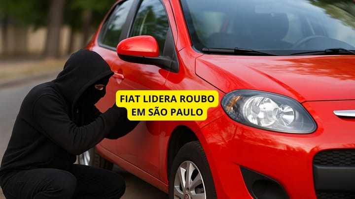 Favorita dos ladrões: carros da Fiat são os mais roubados em SP