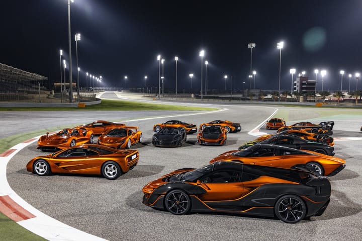 Coleção mais absurda de McLarens vai a leilão e pode ultrapassar R$ 360 milhões