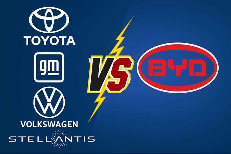 Briga de gigantes: Toyota, GM, Volkswagen e Stellantis se unem contra avanço dos carros chineses no Brasil post image