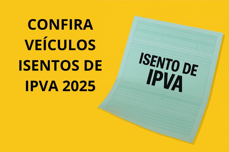 IPVA 2025: veja quem tem direito à isenção e se o seu carro está na lista post image