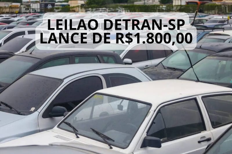 Leilão do Detran-SP no Vale do Ribeira tem Gol a R$ 1.800 e motos a partir de R$ 1.200 post image