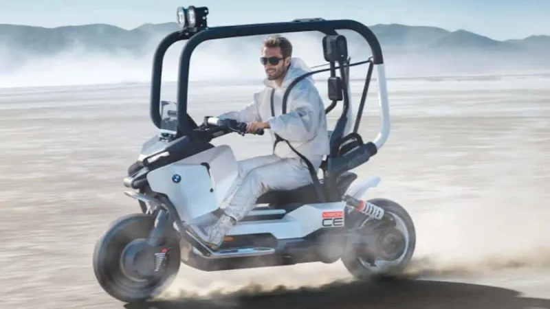 BMW apresenta moto Vision CE que pode dispensar capacete post image