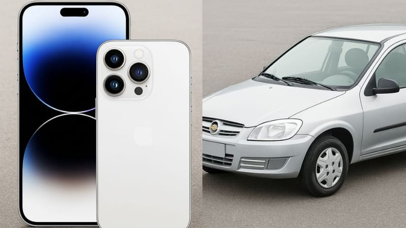 iPhone 17 ou carro usado? O que dá para comprar com o preço do novo smartphone da Apple post image