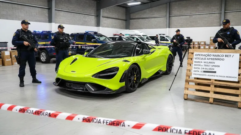 A McLaren de R$ 5 milhões: Conheça o superesportivo raro apreendido pela PF em operação contra lavagem de dinheiro post image